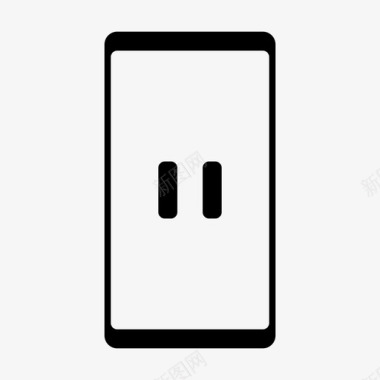 电话咨询按钮暂停按钮移动图标