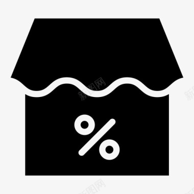 收藏店铺图标商店电子商务市场图标