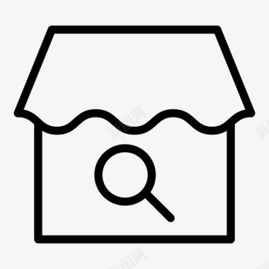 收藏店铺图标商店电子商务市场图标