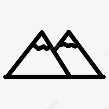 山矾山冒险自然图标