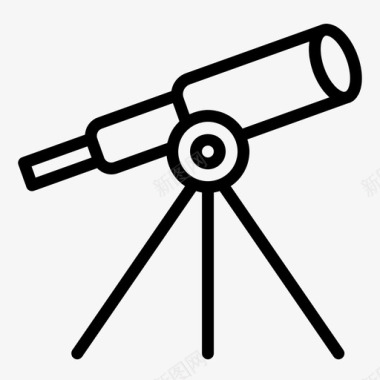 望远镜望远镜天文学发现图标