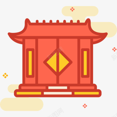 春节春节房子图标