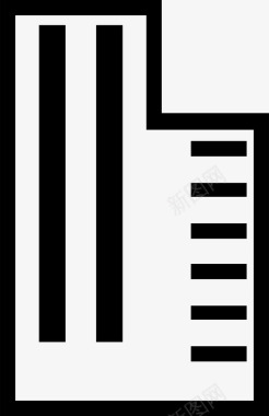 城市高楼建筑剪影城市建筑物摩天大楼图标