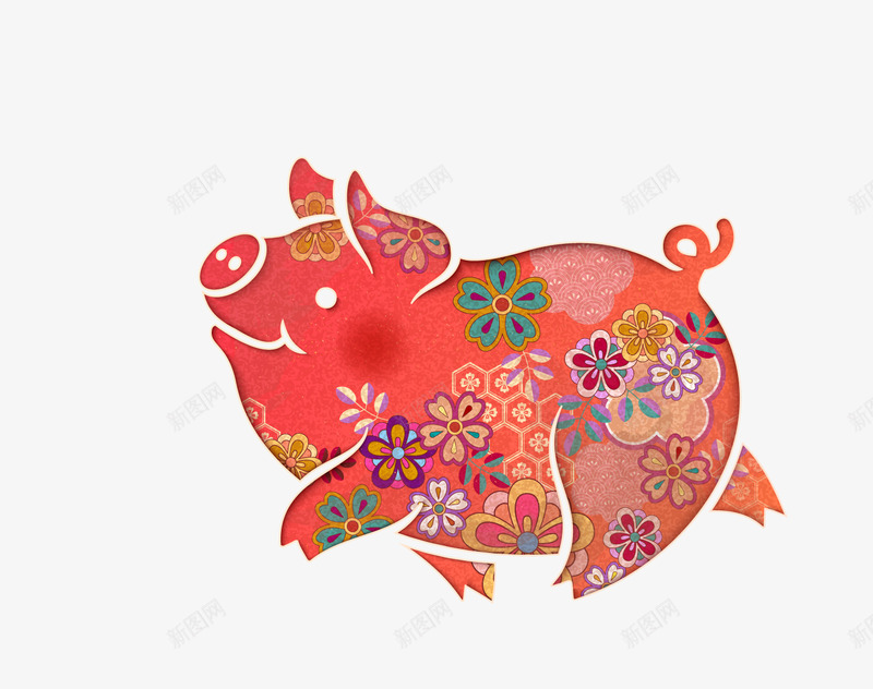 2019猪年新春节日png免抠素材_88icon https://88icon.com 猪年 新春 节日
