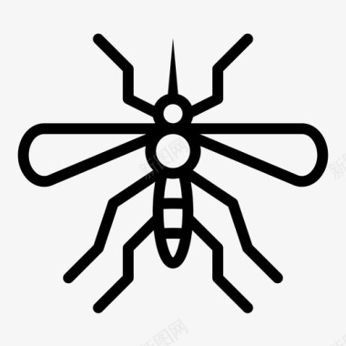 大自然蚊子虫子昆虫图标