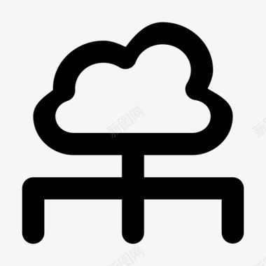 云服务器云服务器数据互联网图标