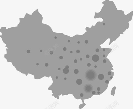 地图点符号散点地图01图标