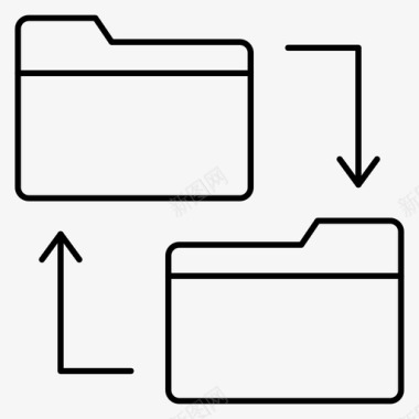 目录矢量图文件共享目录文档图标