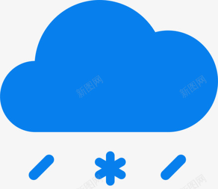 白色图标icon冻雨图标