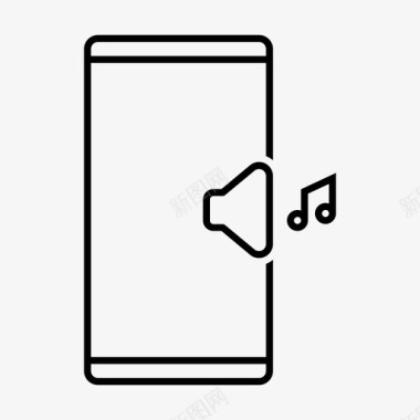 手机信息功能铃声手机音乐图标