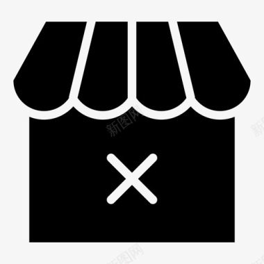 收藏店铺图标商店电子商务市场图标