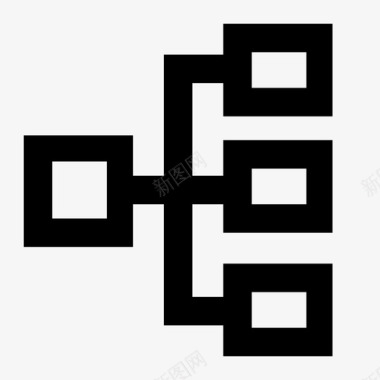并列关系血缘关系图标