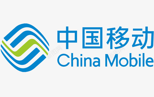 免抠素材中国移动logo图标
