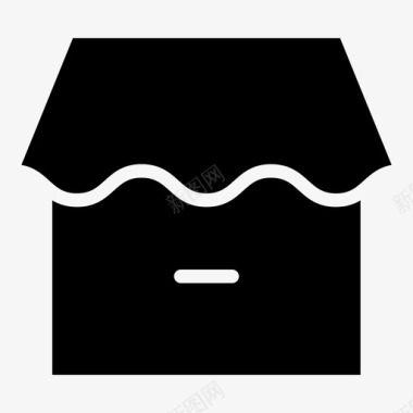 收藏店铺图标商店电子商务市场图标