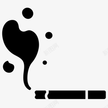 不抽烟抽烟聚会除草图标