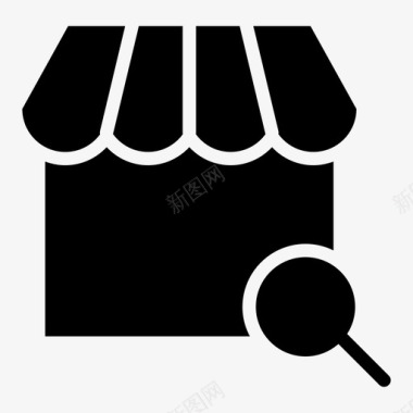 收藏店铺图标商店电子商务市场图标