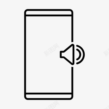 手机信息功能声音音频手机图标
