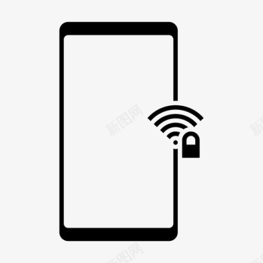 移动互联wifi连接互联网图标