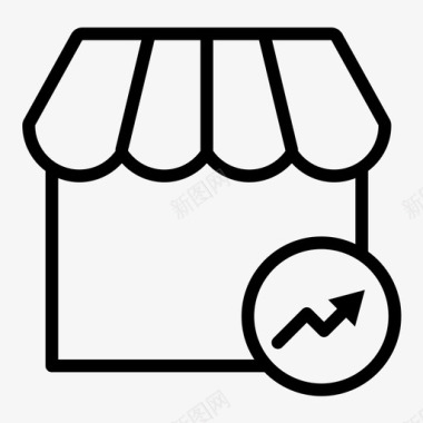 收藏店铺图标商店电子商务市场图标