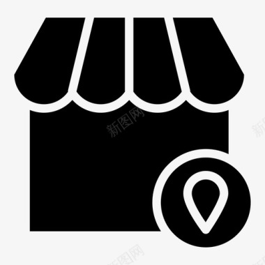 收藏店铺图标商店电子商务市场图标