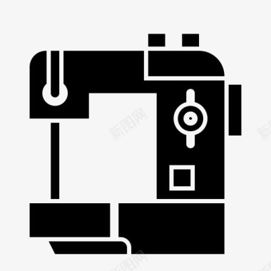 必备家电缝纫机电器家电图标