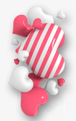 心形气球情人节设计素材