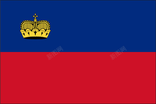矢量图Liechtenstein列支敦士登图标