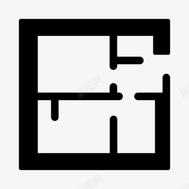 古建筑平面图平面图蓝图施工图图标