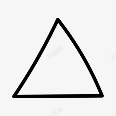 三角形占星术星座图标