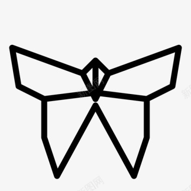 折纸蝴蝶日本图标