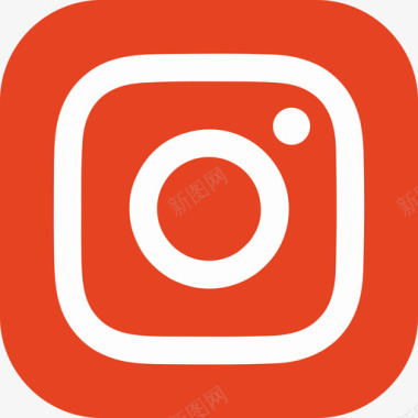 instagram橙色色图标