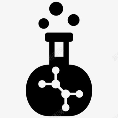 科学小实验化学实验室研究图标