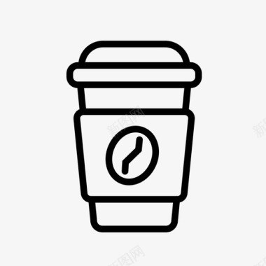 咖啡咖啡杯星巴克图标