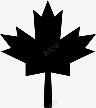 叶子加拿大枫叶图标