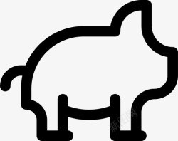 家养猪猪野猪家养高清图片