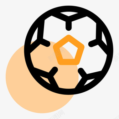 私教培训icon足球图标