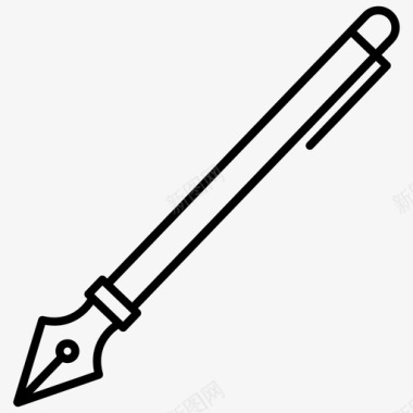 水笔自来水笔墨水释放图标