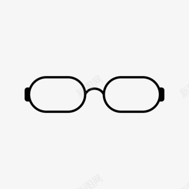 眼镜商务装饰图标