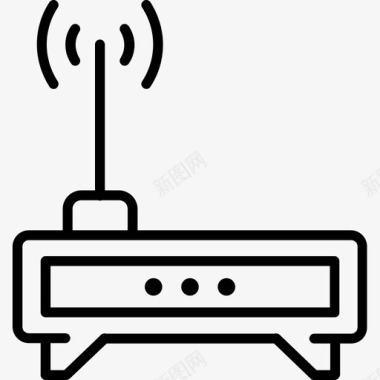 联网报警设备调制解调器计算机设备图标