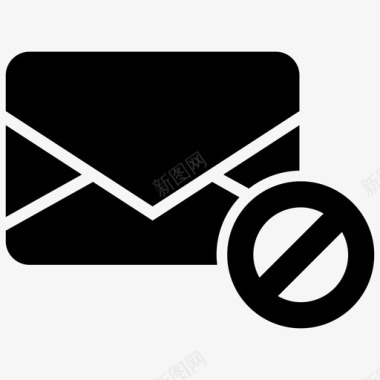 垃圾邮件反垃圾邮件电子邮件垃圾邮件图标