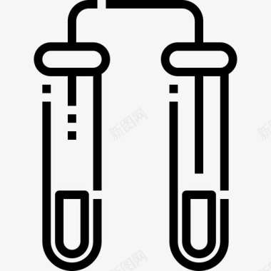 化学研究试管试管化学实验室图标