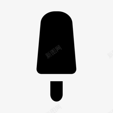 冰激凌棒冰凉甜点图标