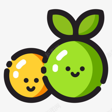 简约清新icon1通用水果图标