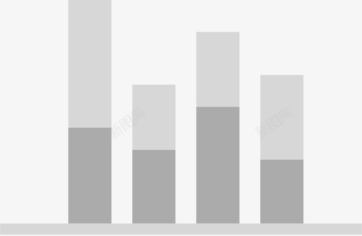 堆叠条形图纵向不可选图标