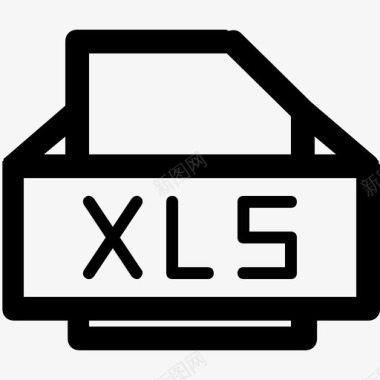 XLSXLS应用程序文档图标