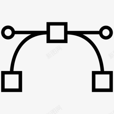 制图软件图标把手和锚设计图形工具图标