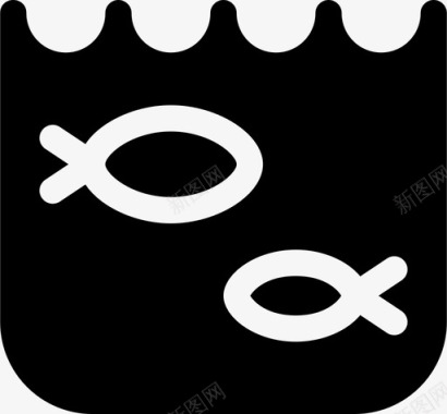 矢量鱼鱼动物鳃图标