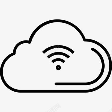 云存储云存储互联网技术图标