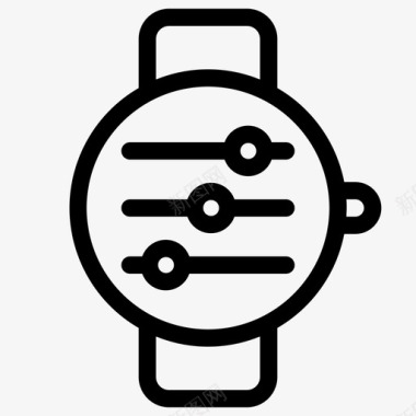 广场智能手表配置设备图标