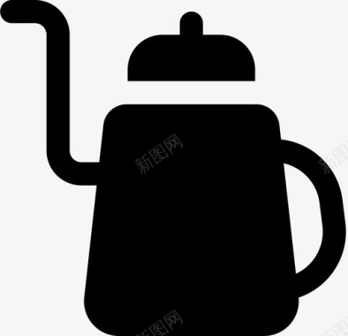 香醇可口壶饮料咖啡图标